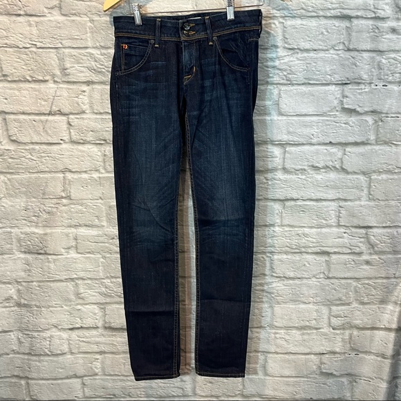 Hudson Jeans Women's Size 26x31.5" Collin Skinny 12” Opening Jeans #W422DHK - Picture 3 of 14